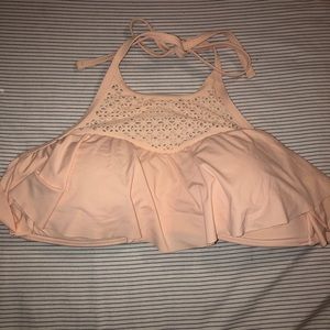 Target pastel pale pink halter bikini top